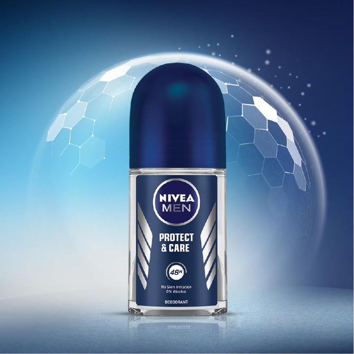 Nivea Men Protect And Care Roll On, 50Ml