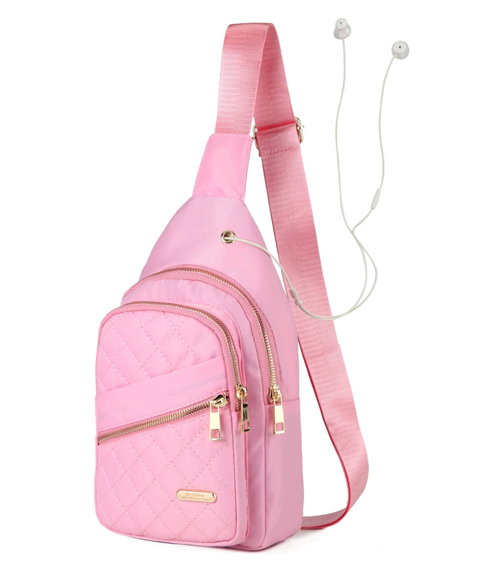 AOSTIHOT Crossbody Small Sling Backpack Sling Bag for Women Men, Chest Bag Daypack Crossbody for Travel Sport Running Hiking