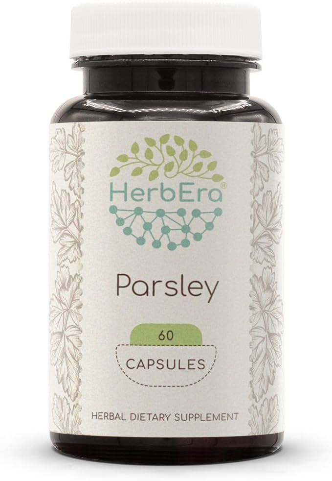 Parsley 60 Capsules, 500 mg, Made with Parsley (Petroselinum crispum) Dried Leaf (60 Capsules)
