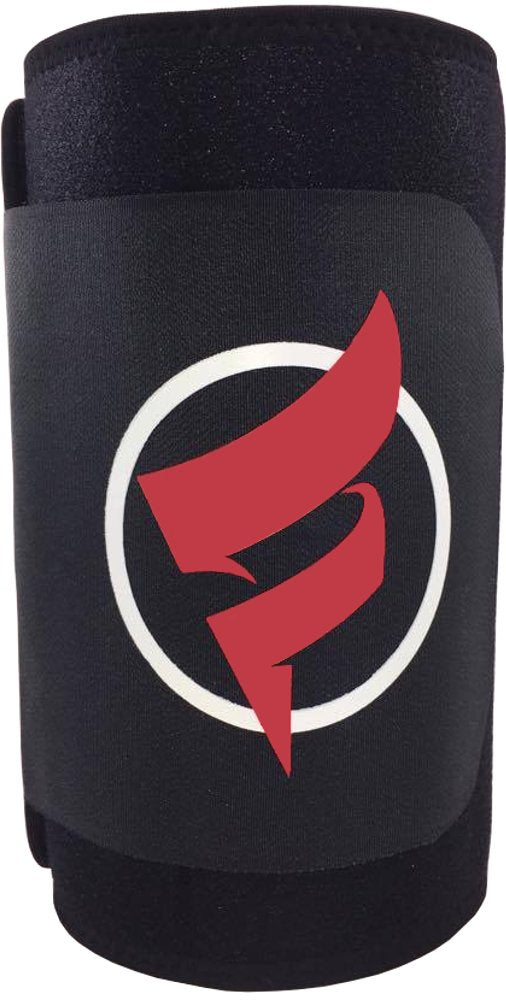 Fitru Waist Trimmer Sauna Ab Belt For Women & Men - Waist Trainer Stomach Wrap (Black, XS: 8" X 34")