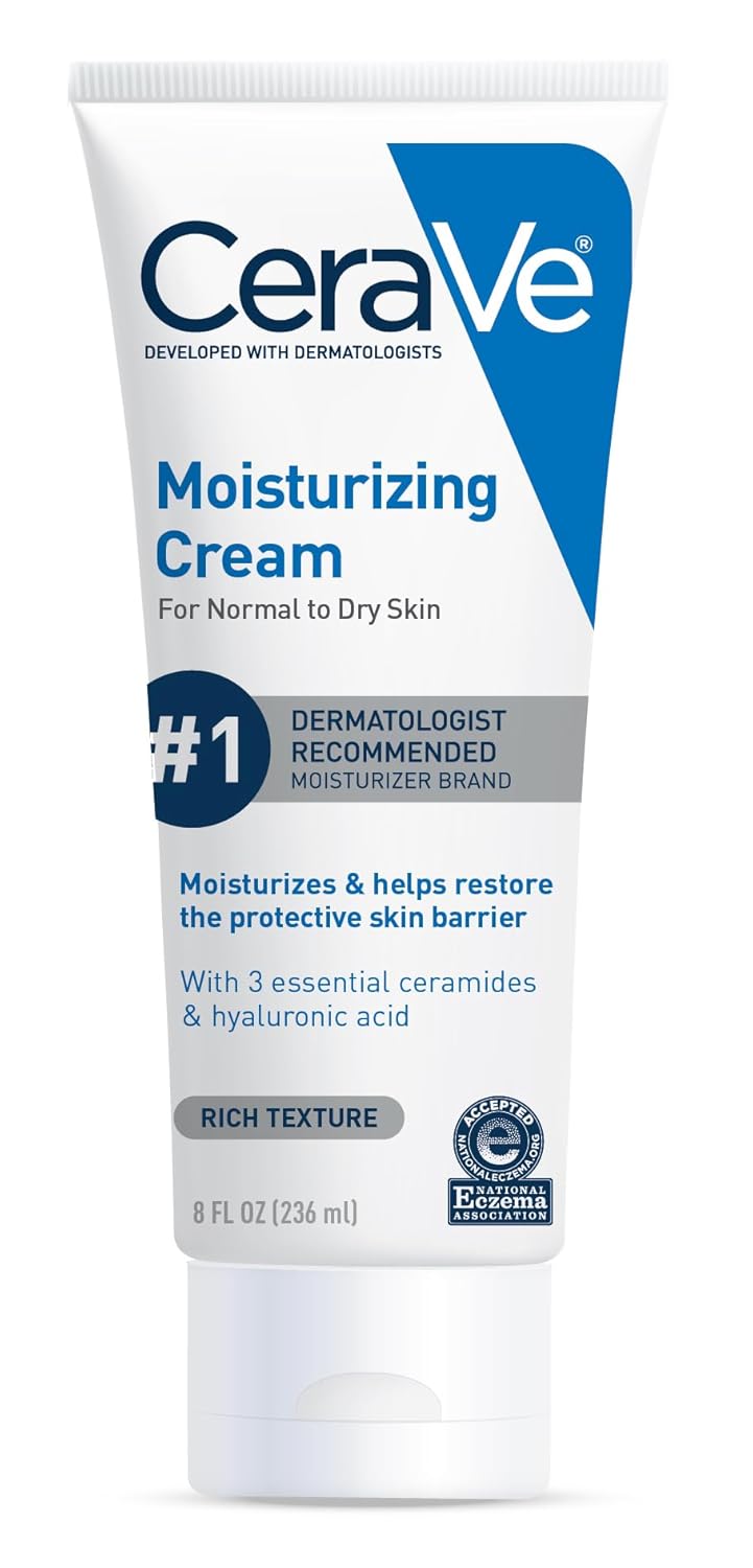 CeraVe Moisturizing Cream | Daily Body & Face Moisturizer for Dry Skin – 19 Oz
