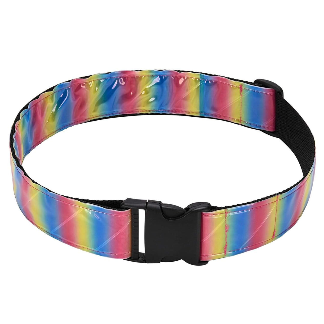 VET GOODS HEAVY DUTY REFLECTIVE BELT (Rainbow)