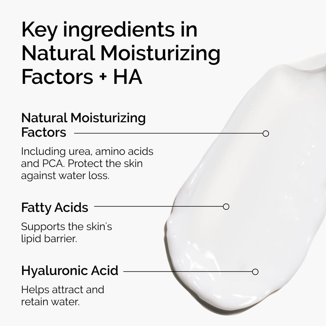 The Ordinary Natural Moisturizing Factors + Hyaluronic Acid, Lightweight Hydrator for Skin Barrier Support & Hydration, 1 Fl Oz