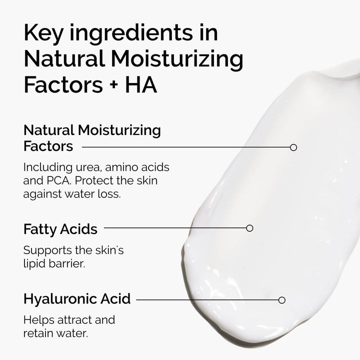The Ordinary Natural Moisturizing Factors + Hyaluronic Acid, Lightweight Hydrator for Skin Barrier Support & Hydration, 1 Fl Oz