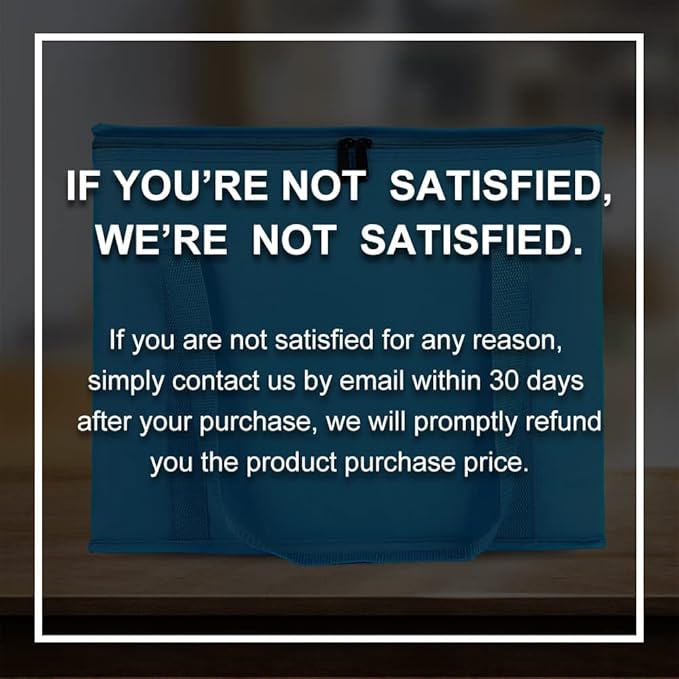 Insulated Reusable Grocery Shopping Bags, 4 Packs