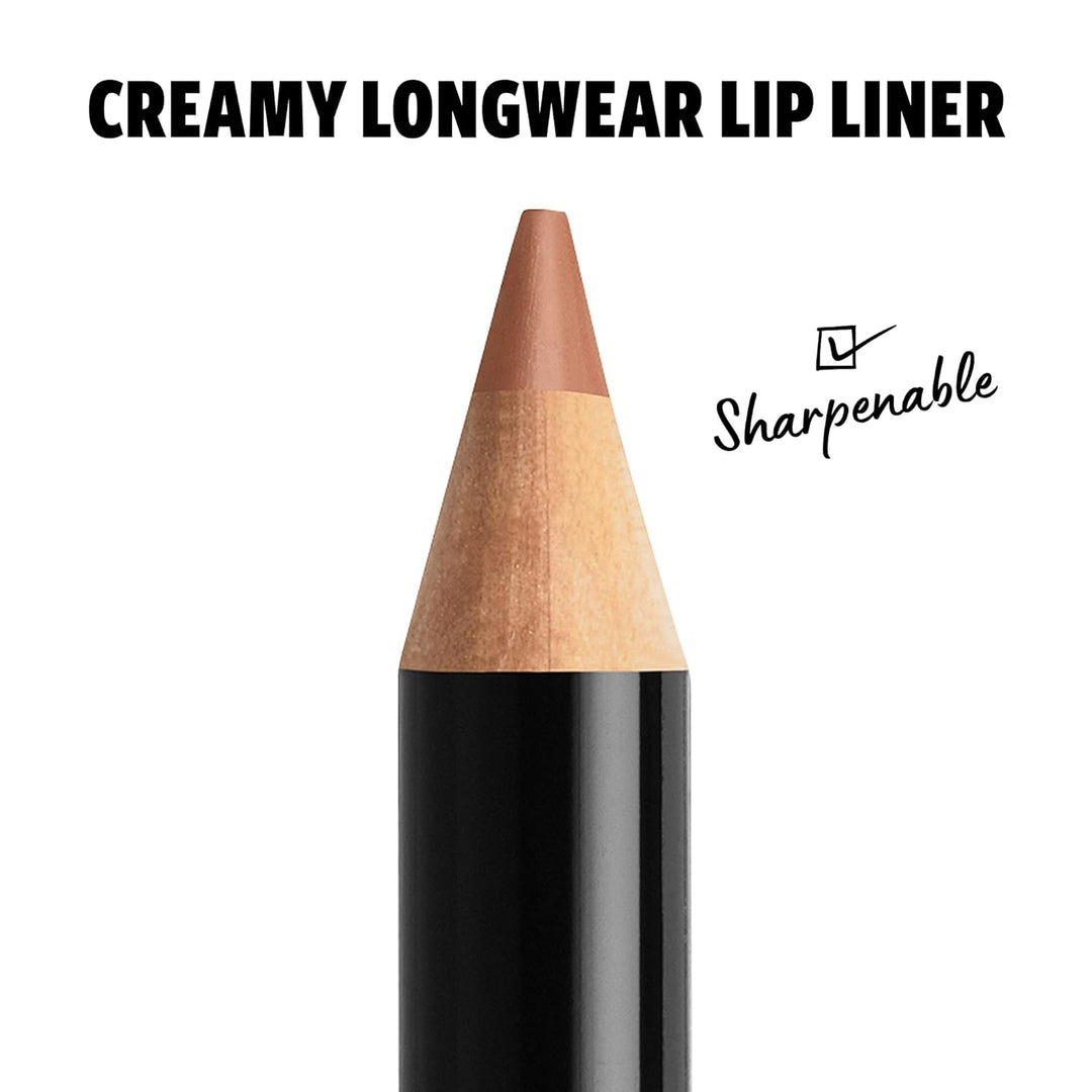 NYX Slim Lip Pencil | Long-Lasting Creamy Lip Liner | Hot Red - 2 Pack