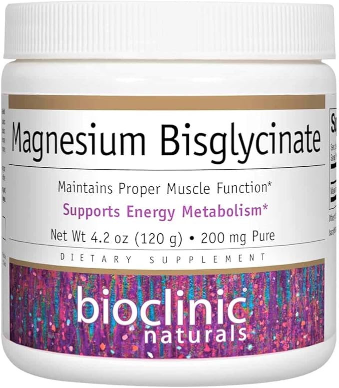 Bioclinic Naturals - Magnesium Bisglycinate · 200 mg 4.2 oz. Powder