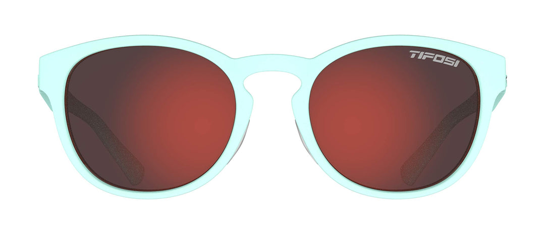 Tifosi Svago Sunglasses (Satin Crystal Teal, Smoke Red)