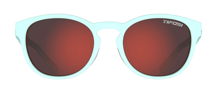 Tifosi Svago Sunglasses (Satin Crystal Teal, Smoke Red)