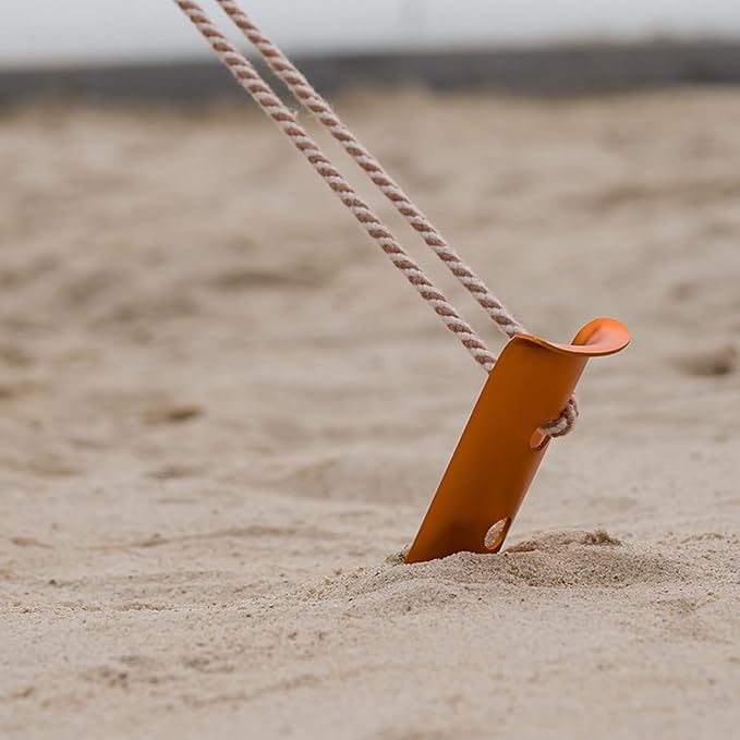 TRIWONDER 6X Snow and Sand Tent Stakes Pegs - Aluminum U-Shaped Tent Pegs Tent Nails Lightweight for Camping Hiking Backpacking