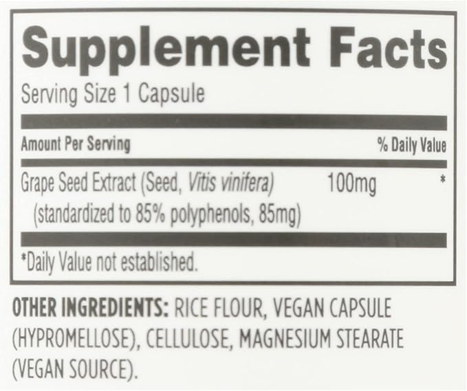 Whole Foods Market, Grape Seed Extract, 120 ct