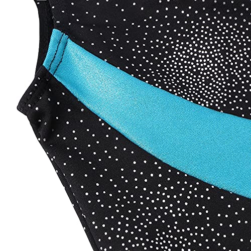 DAXIANG Leotards for Girls Gymnastics with Shorts Leopard Dance Unitards Biketards Pink Purple