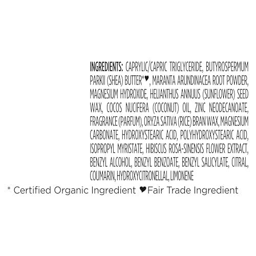 Shea Moisture Deodorant Stick 72h Odor Control Coconut & Hibiscus Fresh Aluminum Free 2.6 oz