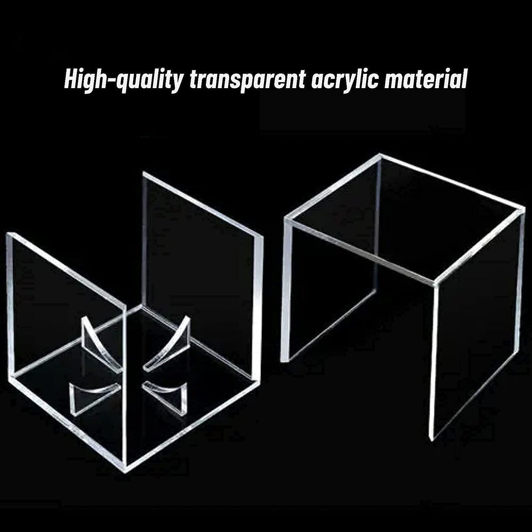 8 Pack Baseball Display Case, UV Protected Acrylic Boxes for Display,Clear Display Case Baseball Cube Memorabilia Showcase Autograph Ball Protector