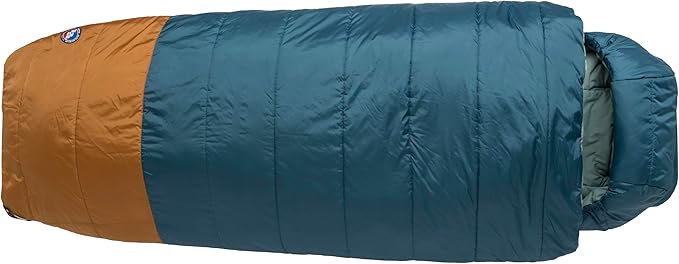 Big Agnes Echo Park Sleeping Bag - Extra Roomy Deluxe Comfort, 0°/25°/35° - Padlok Sleep System for Sleeping Pad Attachment