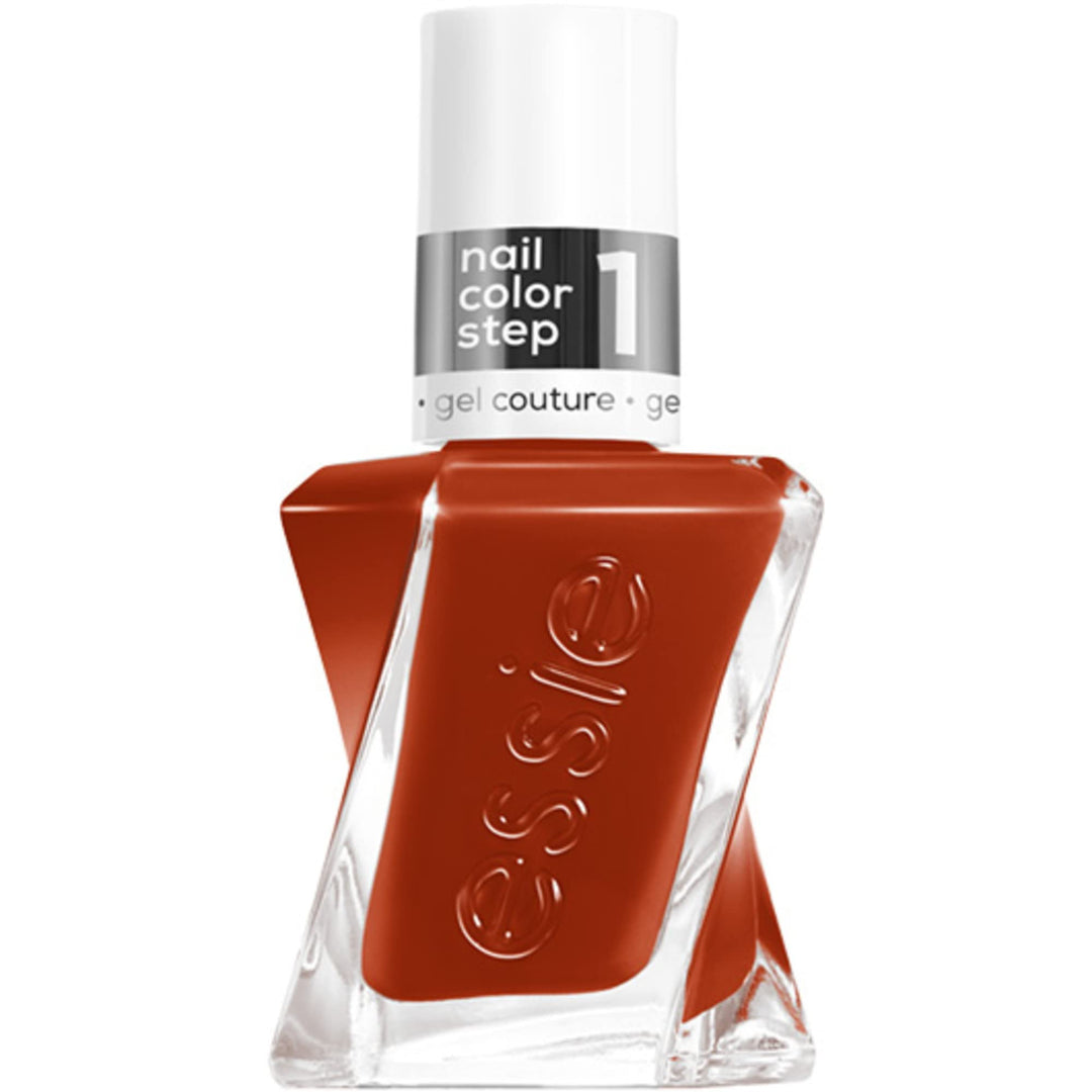 Essie Gel Couture Long-Lasting Nail Polish, 8-Free Vegan, Amber Brown, Fab Florals, 0.46 fl oz