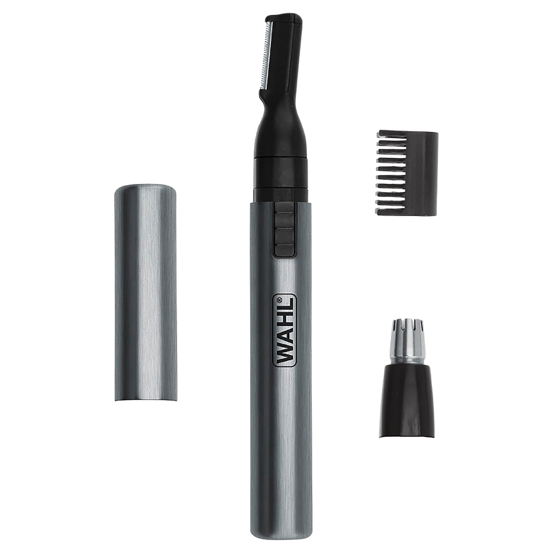 Wahl Micro Groomsman Trimmer | Battery-Powered, Rinseable Heads for Grooming