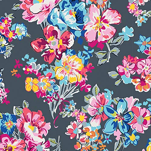 Vera Bradley Women's Cotton Campus Backpack, Pretty Posies, One Size