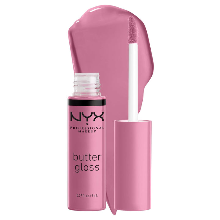 NYX Butter Gloss | Non-Sticky Pink Lip Gloss for All-Day Shine