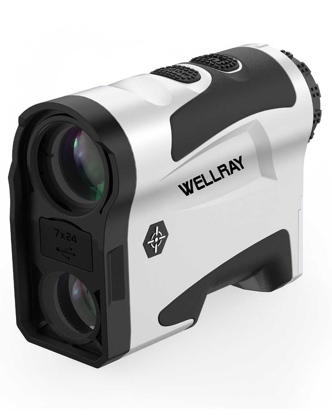 WELLRAY Range Finder Golf 1200Yards Golf Rangefinder with Slope Laser Range Finders Men Golfing 7X Magnification Golfers Yardage Distance Measuring High-Precision Flag Pole Scope Locking Vibration