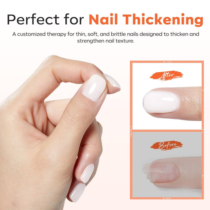 Builder Gel | Jelly Pink 6-In-1 Rubber Base Coat for Fragile Nails