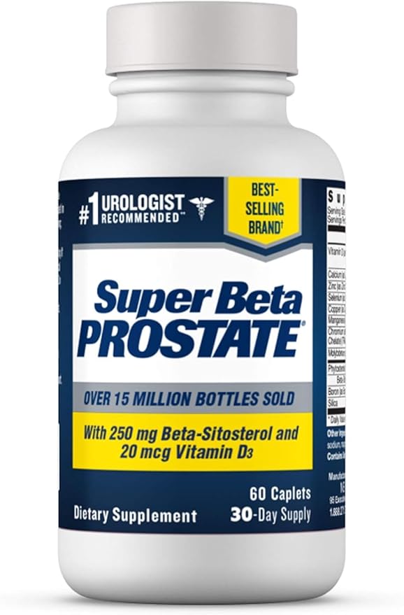 Support Supplement for Men's Health - Reduce Bathroom Trips, Promote Sleep, Better Bladder Emptying & Healthy Prostate, Beta Sitosterol - 60 Count (Pack of 1)