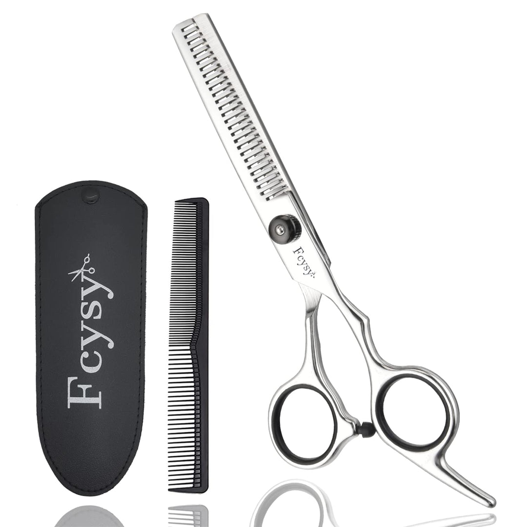 Thinning Shears For Hair Cutting, Fcysy 6 Inches Professional Hair Thinning Scissors Barber Texturizing Shears, Haircutting Blen