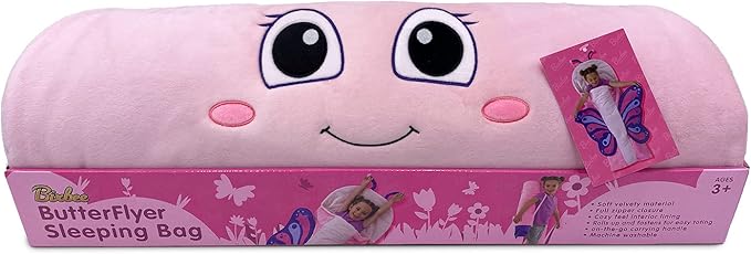 Bixbee Kids Sleeping Bag, Soft Sleepy Sack for Kids & Toddlers | Easy Roll Up Design for School, Daycare + Naptime, 60 x 22 Inches | Cozy Slumber Bag w Lining for Girls + Boys