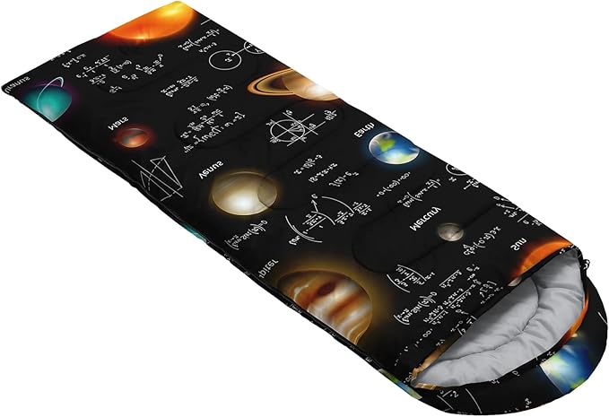 AILONEN Kids Floral Cat Camping Sleeping Bags,Lightweight & Waterproof,3 Season Warm & Cool Weather,Kawaii Kitten Sleeping Bags for Girls Adults,Travelling,Outdoors