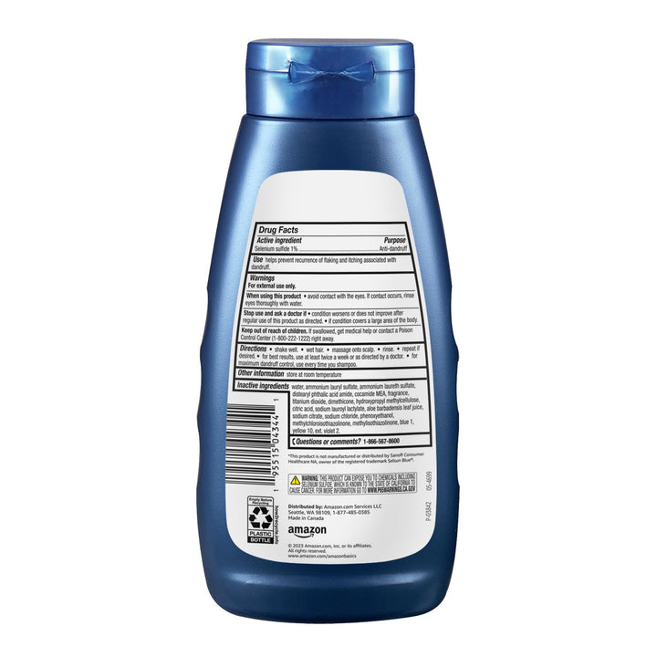 Amazon Basics Moisturizing Dandruff Shampoo, 11 Fl Oz, Pack of 1