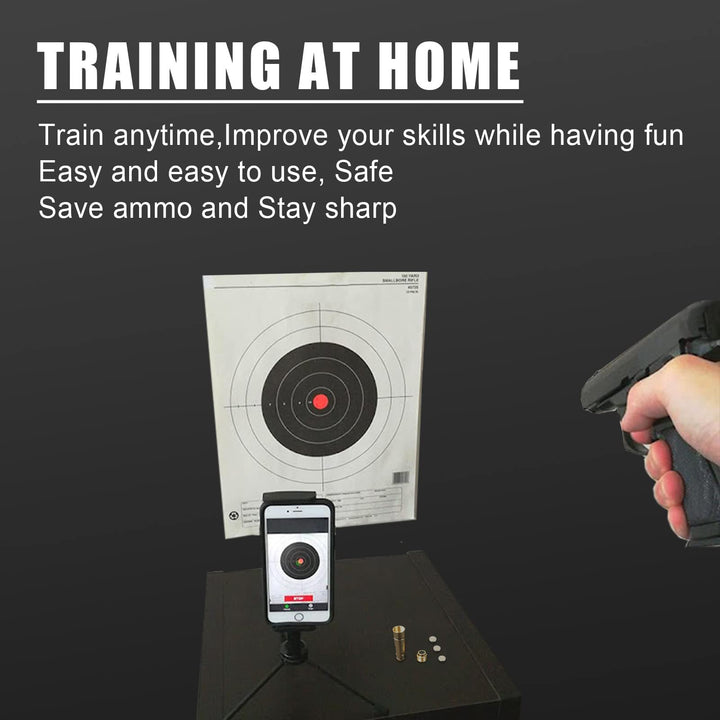 Angeebin Laser Training Cartridge for 10MM Suitable for Dry Fire Training and Boresighting Sight, Red Laser Bullet with Spare Accessories (10mm)