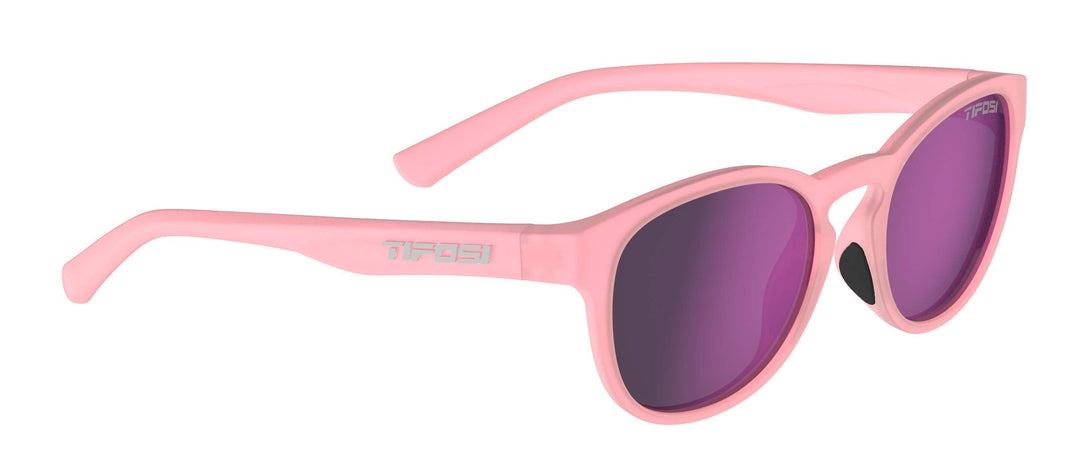 Tifosi Svago Sunglasses (Satin Crystal Blush, Rose Mirror)