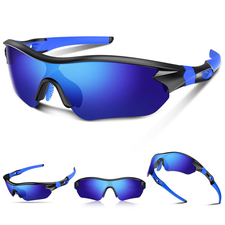 Polarized Sports Sunglasses for Men Women Youth Baseball Running Fishing Tennis Golf Cycling Driving Motor TAC UV400 TR90