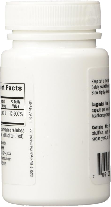 BioTech Pharmacal - D3-50 (50,000 IU) - 100 Caps (FFP)