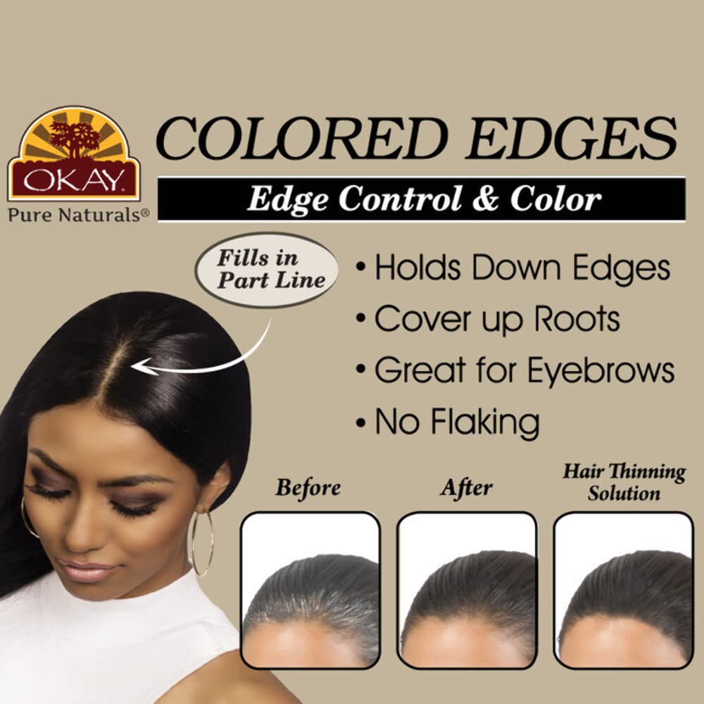 OKAY COLORED EDGES DARK BROWN 2oz / 59ml