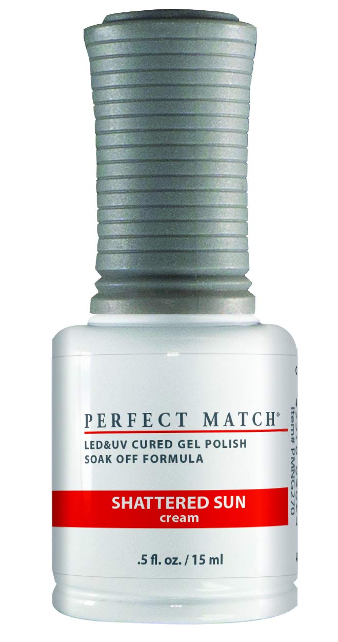 Lechat Perfect Match Gel Polish, Shattered Sun, 0.5 Fl Oz