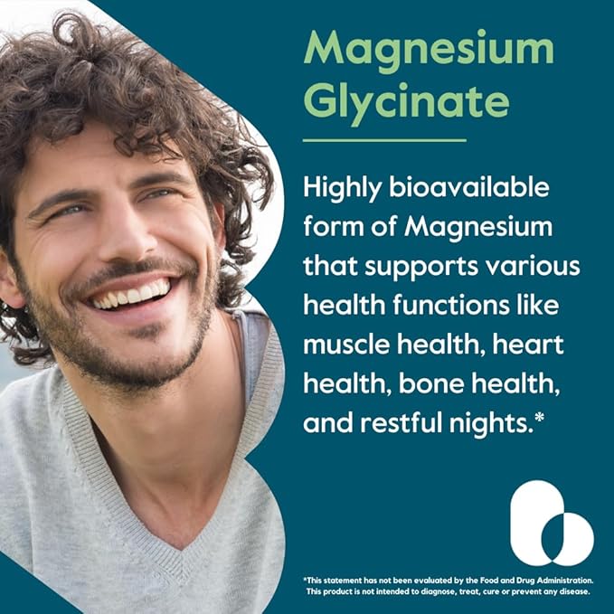 BESTVITE Magnesium Glycinate - 400mg of Magnesium per Serving (240 Vegetarian Capsules) - No Stearates - No Silicon Dioxide - Vegan - Non GMO - Gluten Free