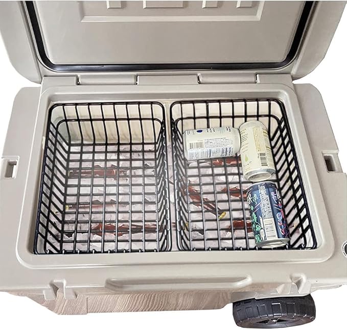 2-Pack Cooler Basket for Yeti Tundra Haul,Stays Food Chilled and Dry, Compatible with Other Cooler Accessories Cooler Locks, Cooler Dividers, Ice etc