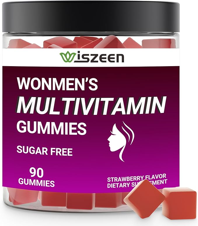 Multivitamin for Women Gummies, Methylated Multivitamins Gummies w/Iron, Vitamin D3 & K2, Calcium