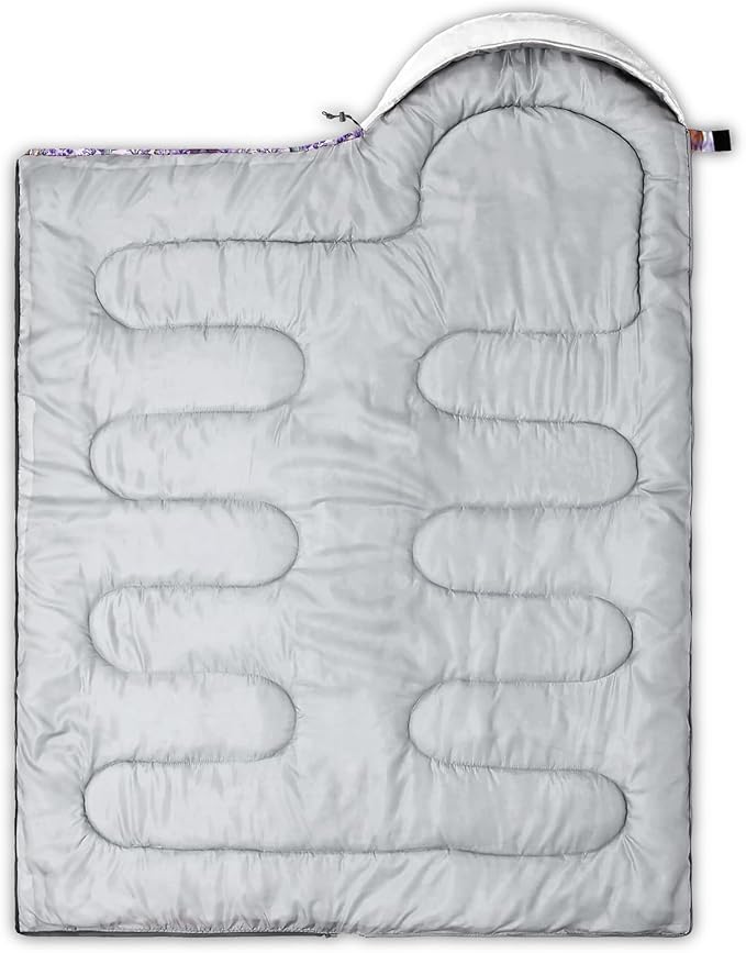 AILONEN Cartoon Fox Camping Sleeping Bag for Boys Girls Adults,Lightweight & Waterproof,3 Season Warm & Cold Weather,Portable,Kawaii Fox Printed Sleeping Bag,Traveling,Camping,Hiking