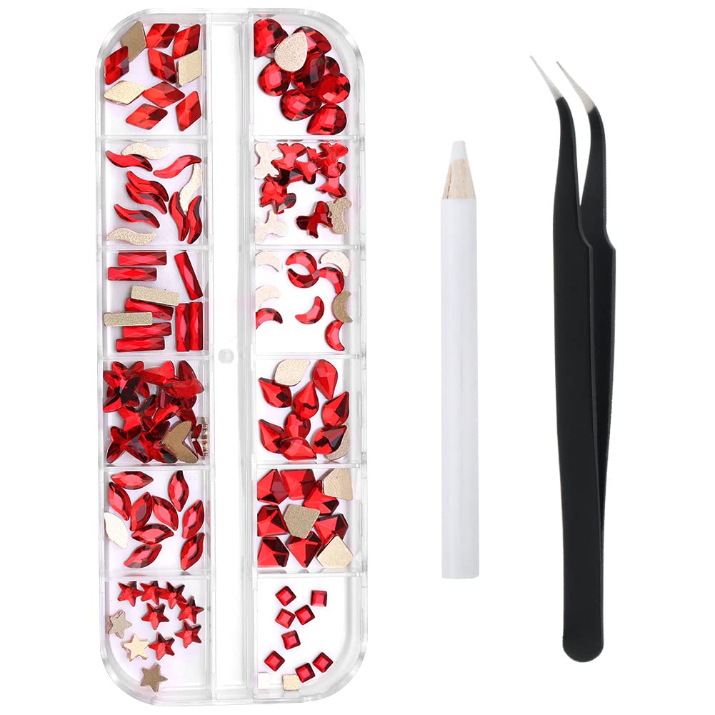 120 Pieces Flatback Rhinestones For Crafts,Nail Gems Gemstones Crystals Jewels,Craft Glass Diamonds Stones Bling Rhinestone With