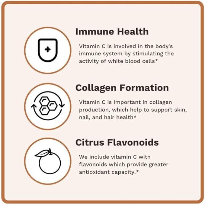 | Vitamin C Complex | 400mg Vitamin C with Acercola & Citrus Bioflavonoids + Proteo-Zinc Chelated Zinc for Immune Health