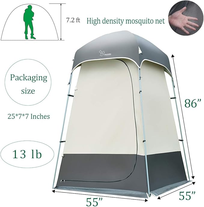 Outdoor Shower Tent Changing Room Privacy Portable Camping Shelters