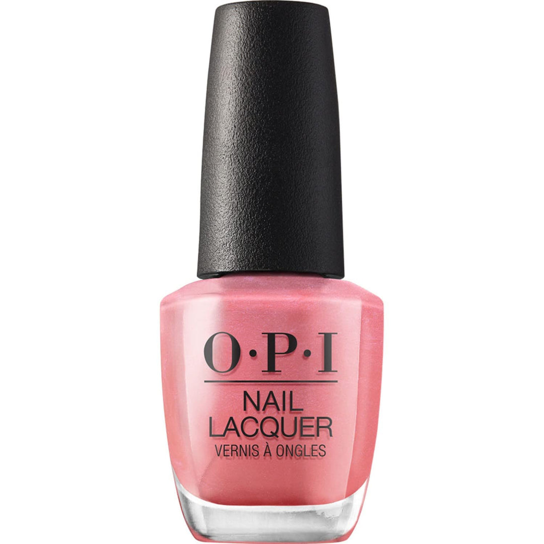 OPI Nail Lacquer Hawaiian Orchid | Sheer Soft Pink Pearl Chip Resistant Nail Polish | Vegan, Fast Drying, Streak Free