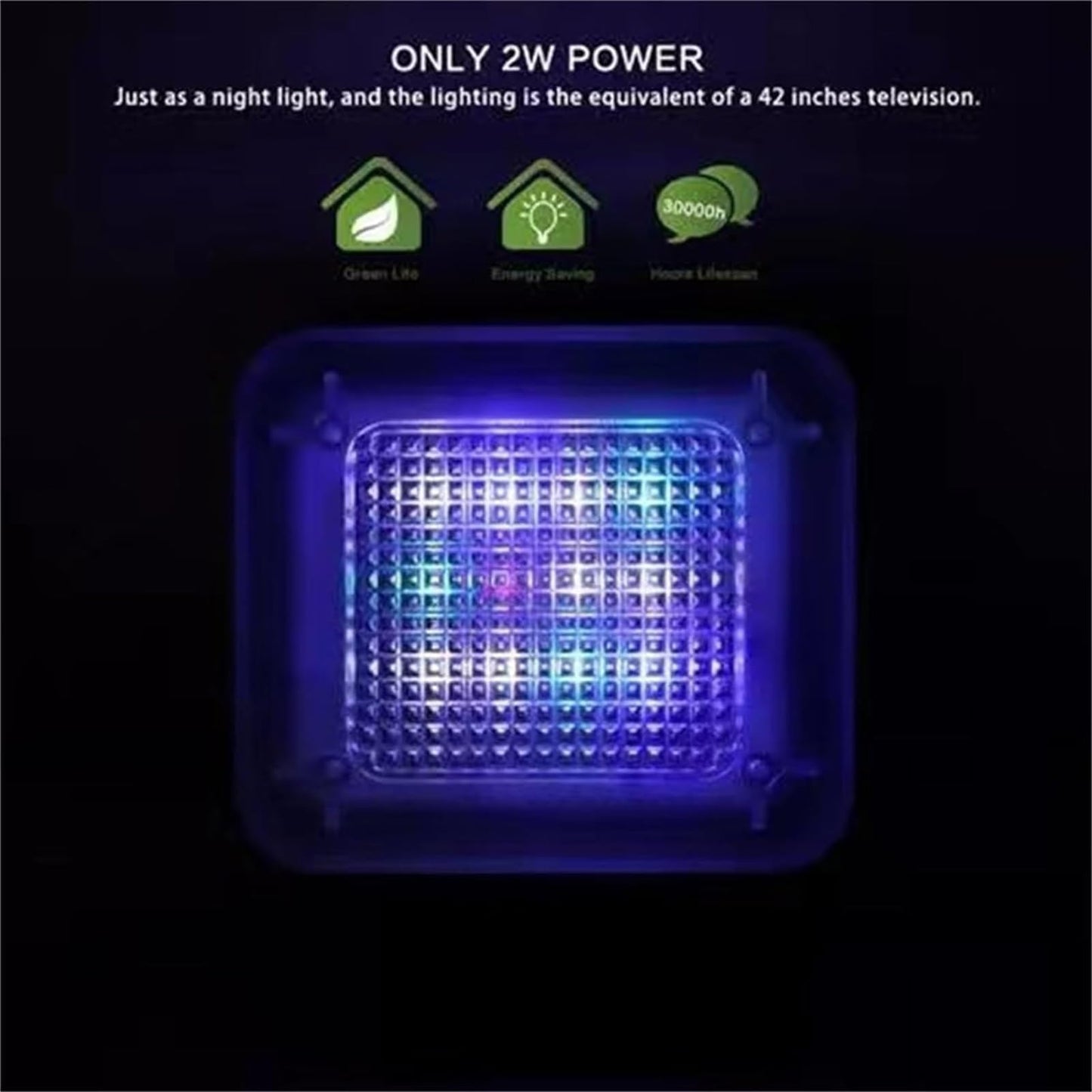 Fake TV Simulator,LED Lamp Fake TV Simulator Light,Night Security Light,Home Security Fake Television for Home Security Burglary Protection,uilt-in Light Source Sensor & Dusk Sensor, Auto Power On