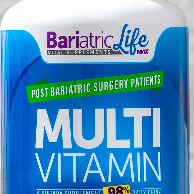Bariatric Multivitamin Design for Post Bariatric Surgery Mens Patients, Sugar Free, 100+ Vitamins, Minerals & Amino Acids, Supports Muscle, Heart, Brain Health & Energy, 98% Absorption Rate, 32 Serv