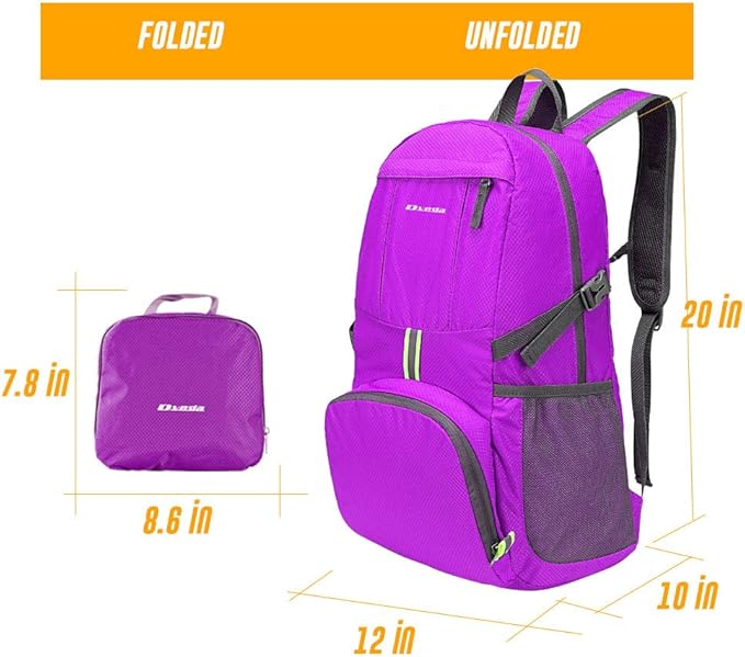 35L Lightweight Packable Backpack Waterproof Durable Hiking Travel Backpack Daypack