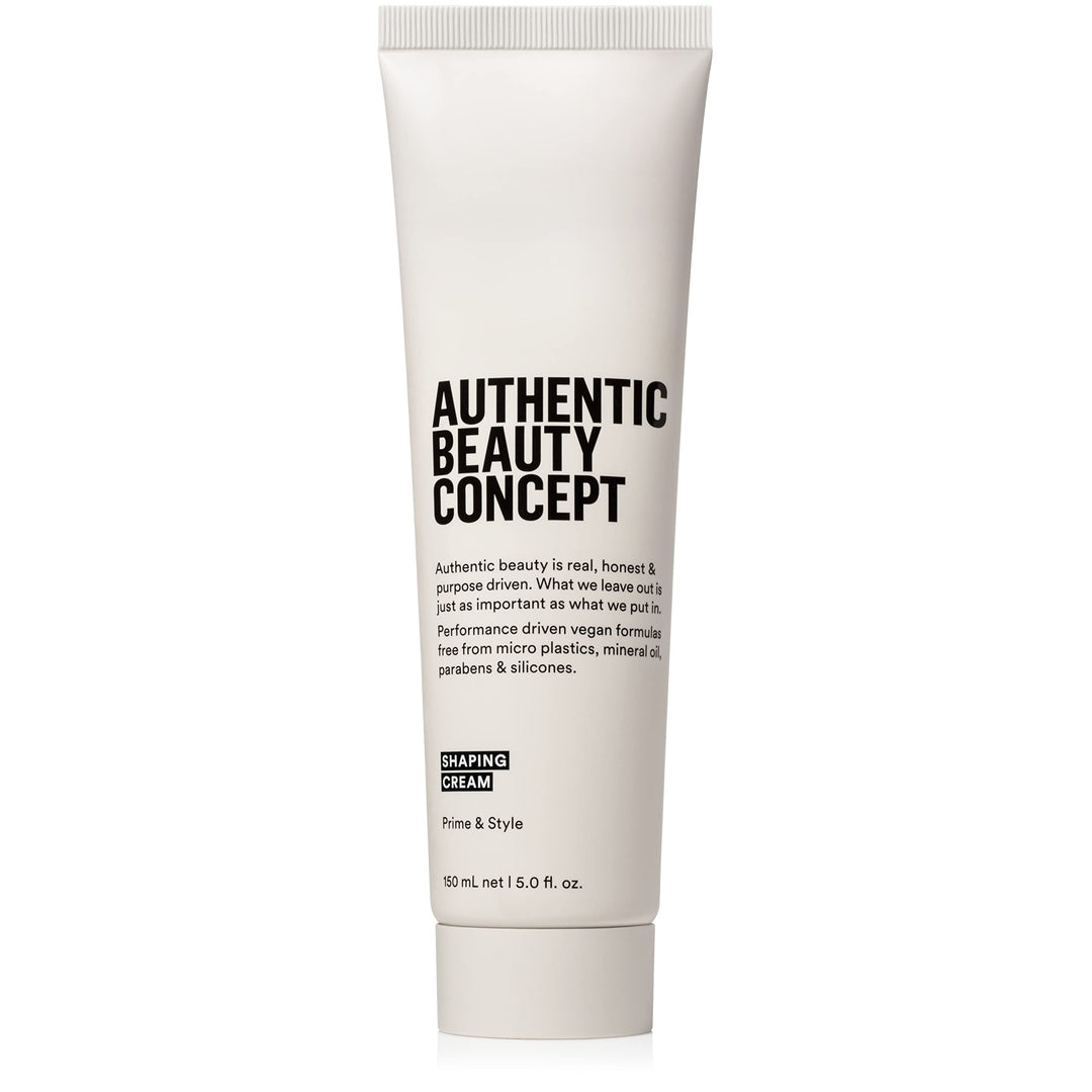 Authentic Beauty Concept Shaping Cream | Medium Hold Styling Cream | Defines Natural Textures | All Hair Types | Silicone-free &