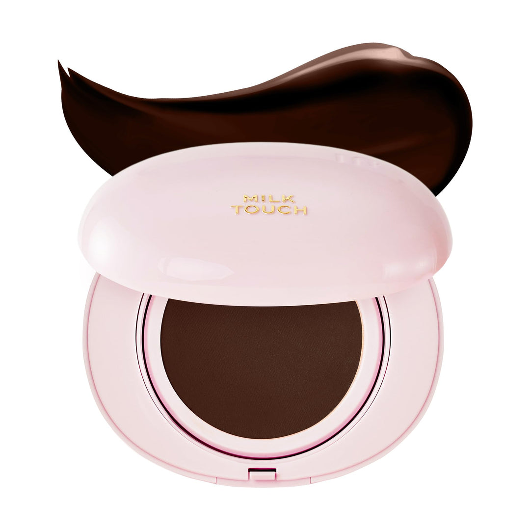 milktouch Cushion Foundation, 24H Flawless Skin, Radiant Shine, No Oxidation, Long-Lasting, Non-Creasing, 60% Hydrating Skincare Infused Korean Foundation, Valentines Gifts (52N Espresso)