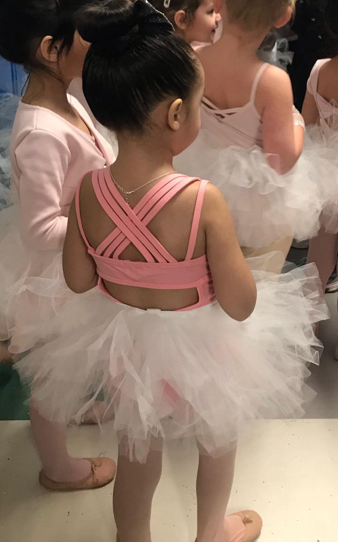 Arshiner Ballet Leotards for Girls Dance Outfits Crisscross Straps Sleeveless Camisole Tank Bodysiuts Pastel Pink 9-10 Years